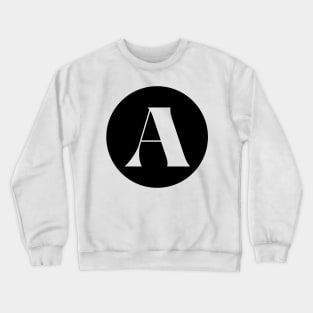 A (Letter Initial Monogram) Crewneck Sweatshirt